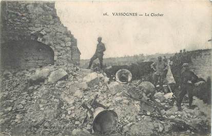 CPA FRANCE 02 "Vassognes, le clocher"