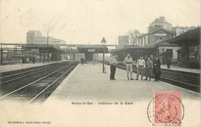 CPA FRANCE 93 "Noisy le Sec, intérieur de la gare"