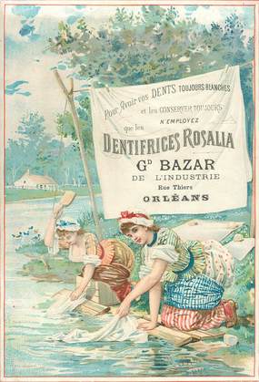 CARTE PUBLICITAIRE "Dentifrice Rosalia" / DENT