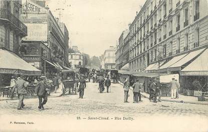 / CPA FRANCE 92 "Saint Cloud, rue Dailly"