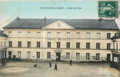 / CPA FRANCE 76 "Neufchatel en Bray, hôtel de ville"