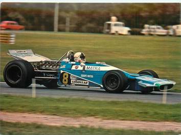 CPSM AUTOMOBILE / VOITURE COURSE FORMULE 1 / Chris AMON sur MATRA SIMCA MS 120