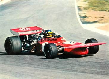 CPSM AUTOMOBILE / VOITURE COURSE FORMULE 1 / Ronnie PETERSON sur MARCH FORD 711