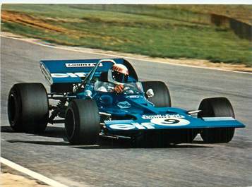 CPSM AUTOMOBILE / VOITURE COURSE FORMULE 1 / Jackie STEWART sur TYRREL FORD 71