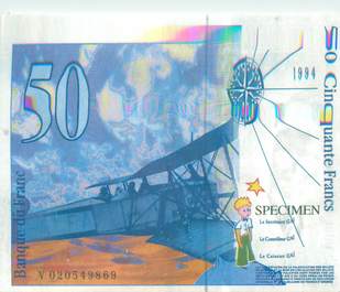 CPSM REPRODUCTION BILLET BANQUE 50 Francs