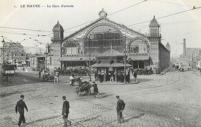 CPA FRANCE 76 "Le Havre, la gare d'arrivée"