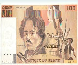 CPSM REPRODUCTION BILLET BANQUE 100 Francs