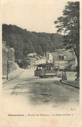 CPA FRANCE 76 "Bonsecours" TRAMWAY