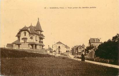 CPA FRANCE 76 "Mesnil Val, vue prise du jardin public"