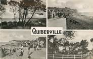 76 Seine Maritime / CPSM FRANCE 76 "Quiberville, vue prise des falaises"