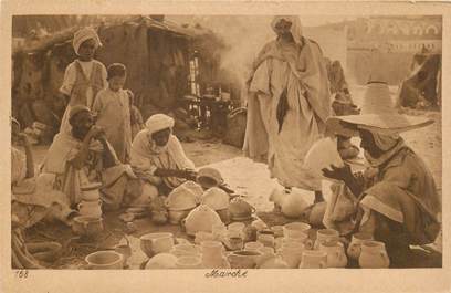 CPA SCENES ET TYPES / LEHNERT & LANDROCK / TRES BON ETAT "Marché, N°168"