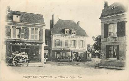 / CPA FRANCE 76 "Criquetot l'Esneval, l'hôtel du cadran Bleu"