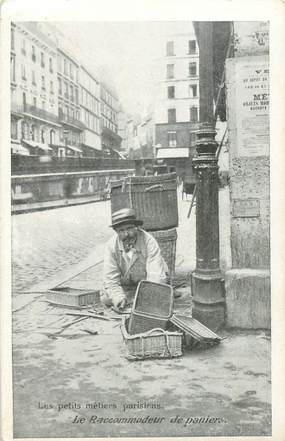 CPA FRANCE 75 "Paris" / Série les Petits Métiers parisiens / Chocolat Taylor & Cie / Le Raccommodeur de paniers