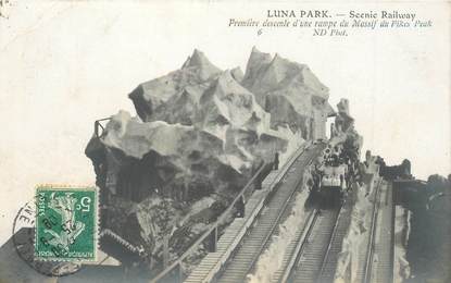 LOT 25 CPA FRANCE 75 "Paris, Le LUNA PARK" / MANEGE