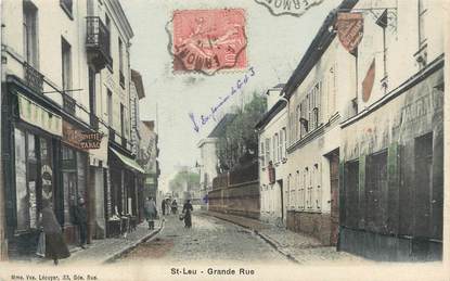 CPA FRANCE 95 "Saint Leu, grande rue"