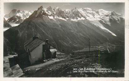 CPSM FRANCE 74 "La Flégère, les Aiguilles et la Chaîne du Mont Blanc"