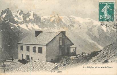 CPA FRANCE 74 "La Flégère et le Mont Blanc"