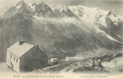 CPA FRANCE 74 "La Flégère et le Mont Blanc"