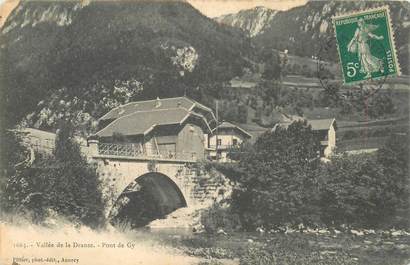 CPA FRANCE 74 "Vallée de la Dranse, Pont de Gy"