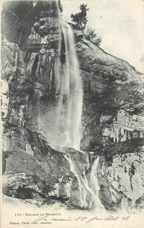 CPA FRANCE 74 "Cascade de Morette"