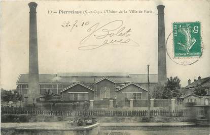 CPA FRANCE 95 "Pierrelaye, l'usine de la ville de Paris"