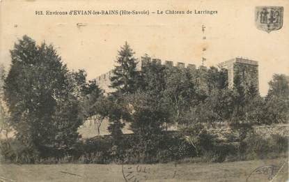 CPA FRANCE 74 "Env. d'Evian les Bains, le Chateau de Larringes"
