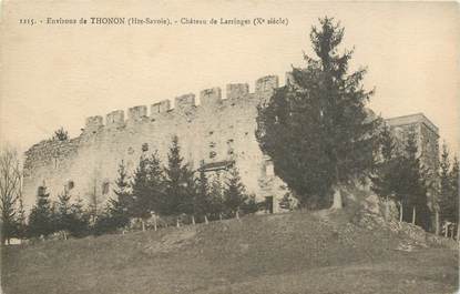 CPA FRANCE 74 "Env. de Thonon, Chateau de Larringes"