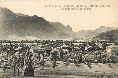CPA FRANCE 74 "Village de Larringes vu de la Tour du Chateau"