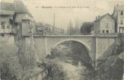 CPA FRANCE 74 "Rumilly, La Néphaz et le Pont de la Curdy"