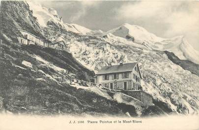 CPA FRANCE 74 "Pierre Pointue et le Mont Blanc"