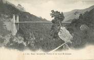 74 Haute Savoie CPA FRANCE 74 "Cusy, le pont de l'Abîme et les Tours Saint Jacques"