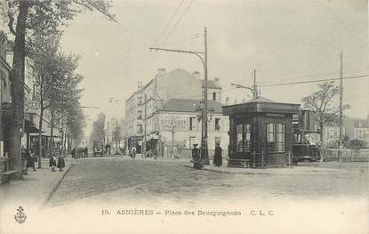 / CPA FRANCE 92 "Asnières, place des Bourguignons"