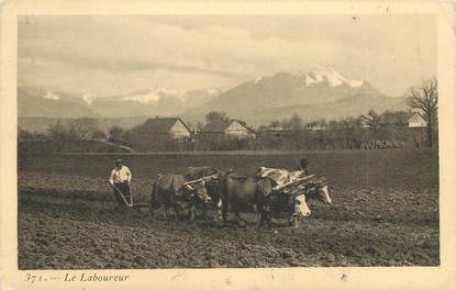 CPA FRANCE 74 "Le Laboureur"