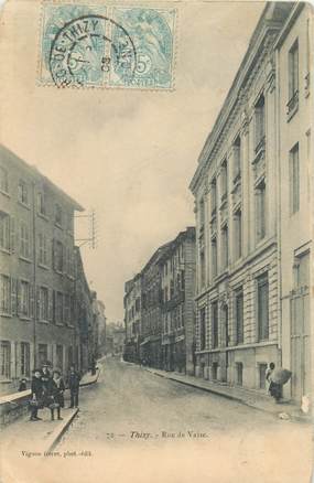 CPA FRANCE 69 "Thizy, rue de Vaise"