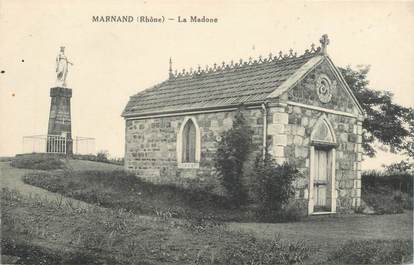 CPA FRANCE 69 "Marnand, la Madone"