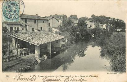 CPA FRANCE 69 "Env. de Lyon, Bonnand, les rives de l'Yzeron"