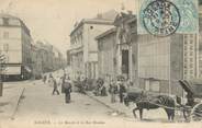 92 Haut De Seine CPA FRANCE 92 "Sceaux, le marché et la rue Houdan" ATTELAGE