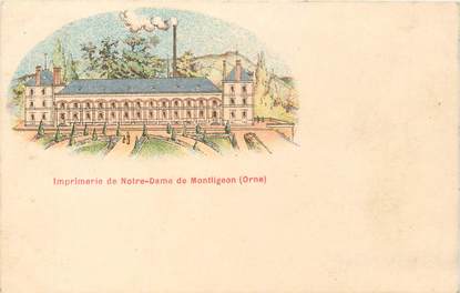 CPA FRANCE 61 "Imprimerie de Notre Dame de Montligeon" / GRUSS