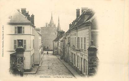 / CPA FRANCE 91 "Dourdan, la porte de Chartres"