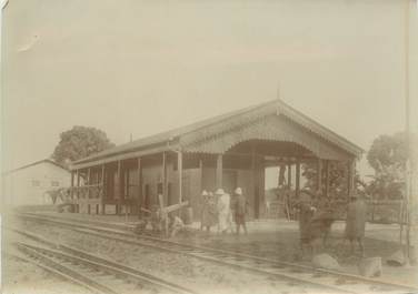 PHOTOGRAPHIE ORIGINALE / MADAGASCAR "Gare d'Aniverane"