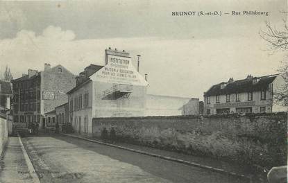 / CPA FRANCE 91 "Brunoy, rue Philisbourg"
