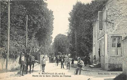 / CPA FRANCE 91 "Méréville, route de la gare"