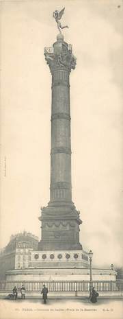 CPA PANORAMIQUE FRANCE 75 "Paris, Colonne de Juillet"