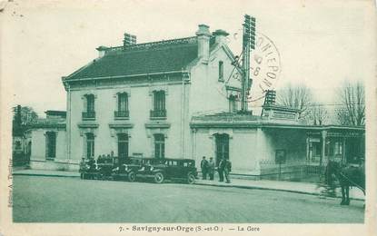 / CPA FRANCE 91 "Savigny sur Orge", la gare"