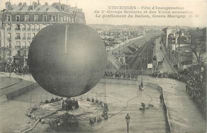 CPA FRANCE 94 "Vincennes, Fête d'Inauguration, le Ballon"