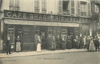 CPA FRANCE 75 "Paris, Café Brasserie de Belfort"