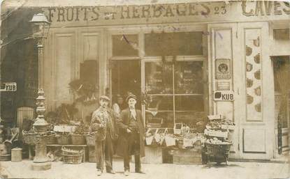 CARTE PHOTO EPICERIE / COMMERCE