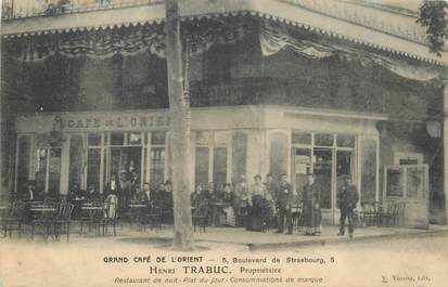 CPA FRANCE 75010 "Paris, Grand Café de l'Orient, Bld de Strasbourg"