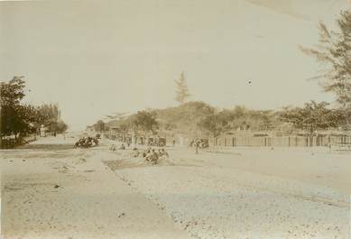 PHOTOGRAPHIE ORIGINALE / MADAGASCAR "Tamatave, travaux sur le Bld militaire"