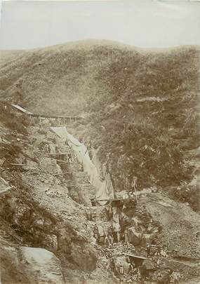 PHOTOGRAPHIE ORIGINALE / MADAGASCAR "Chantier de Tarariana"